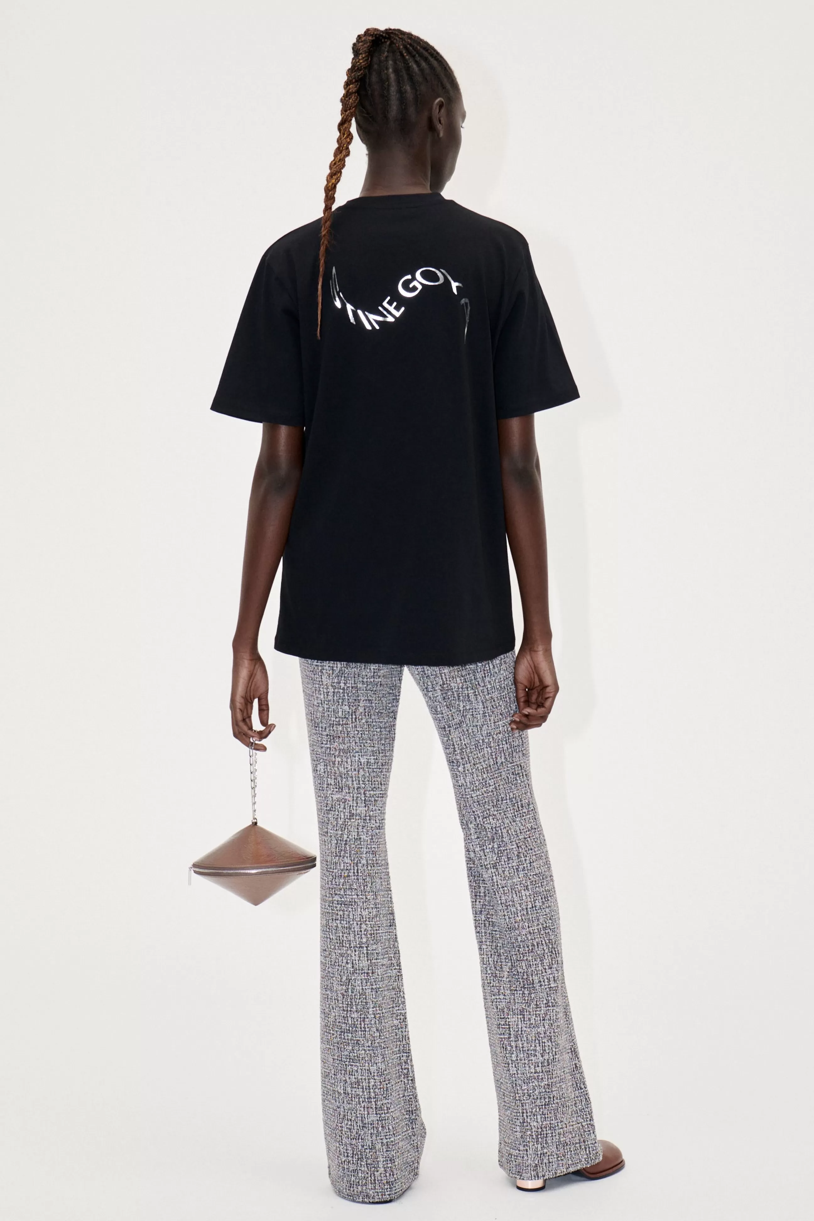 STINE GOYA Margila T-shirt - Metalized Peonies