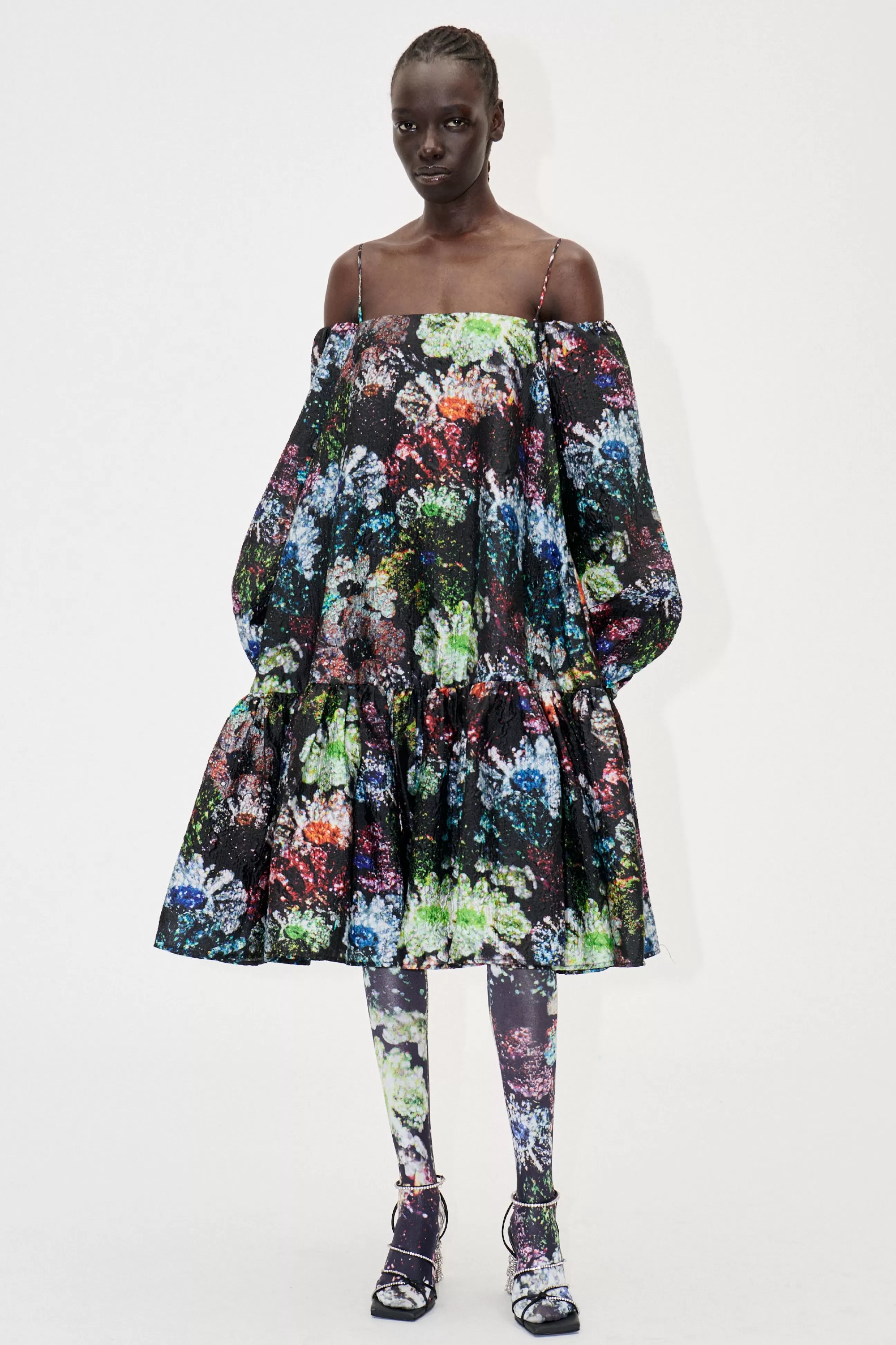 STINE GOYA Zora Dress - Glitter Bloom